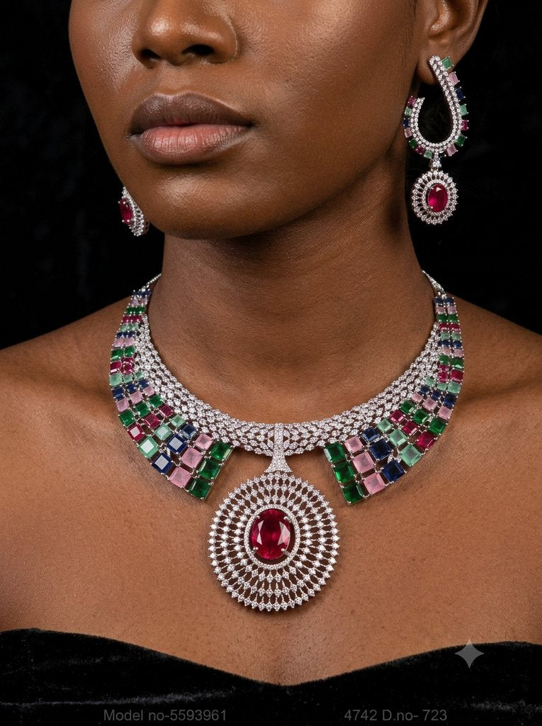 Ideal Necklace Set for Wedding Jewelry Occasions - Style 8 - Amaara World
