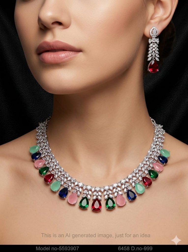 Original Zircon Necklace Set