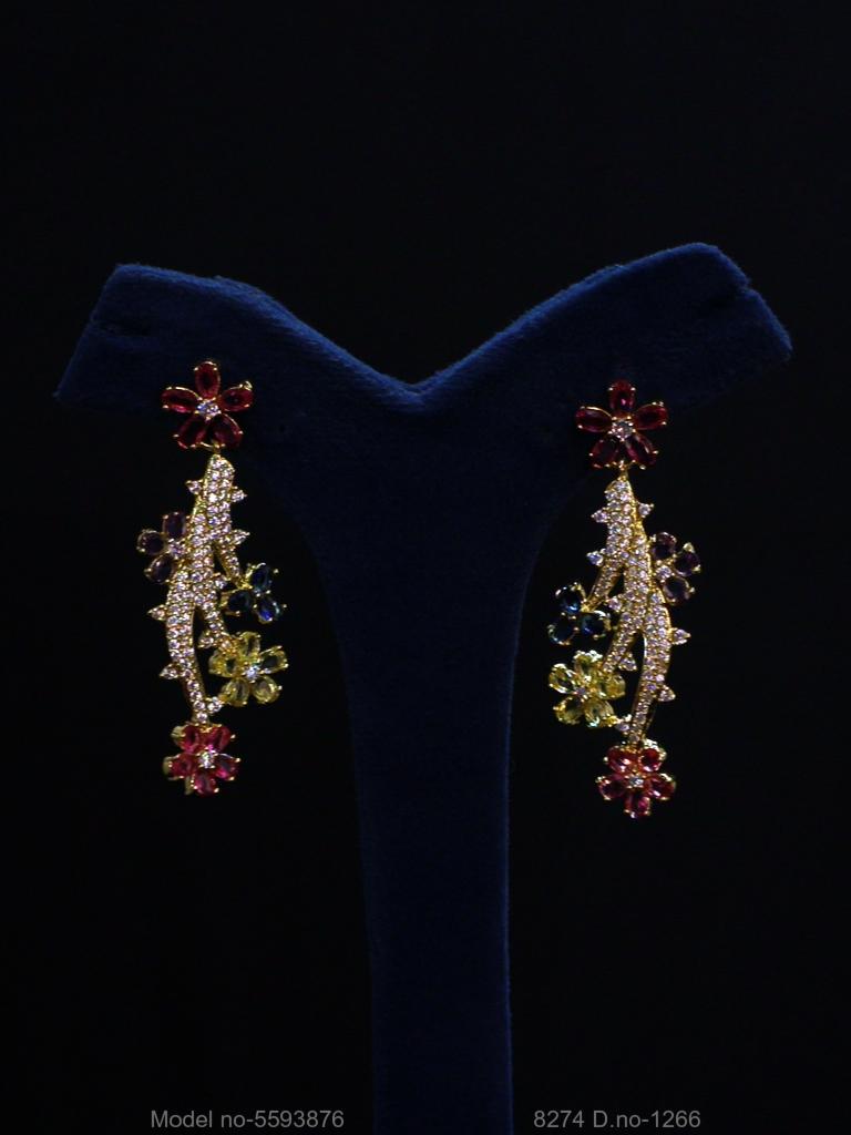 Original Zircon Necklace Set - View 3 - Amaara World