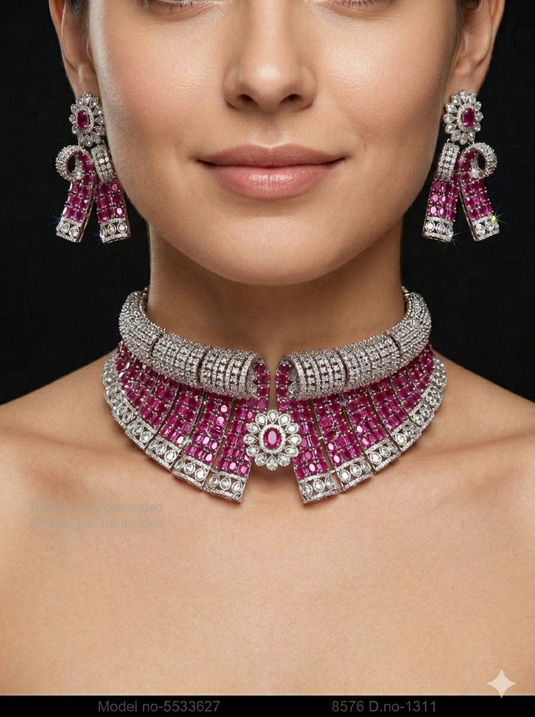 Zirconia Fine Fashion Jewelry Set - Style 2 - Amaara World