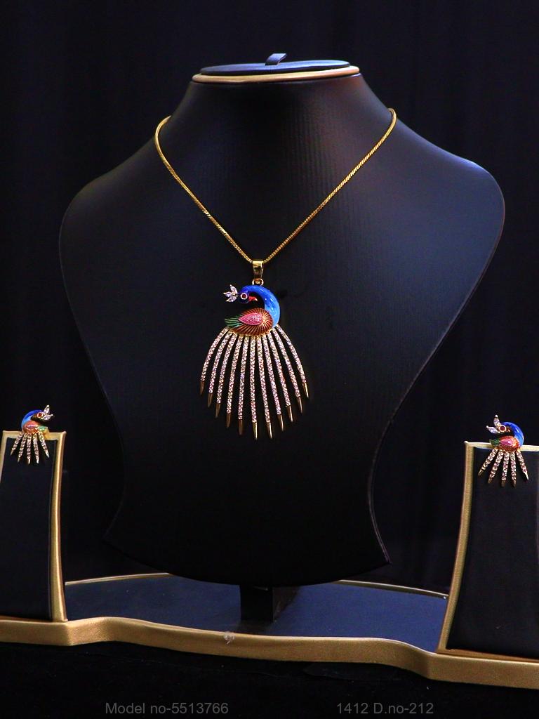 Handcrafted Masterpiece | Cz Pendant Set - Style 2 - Amaara World