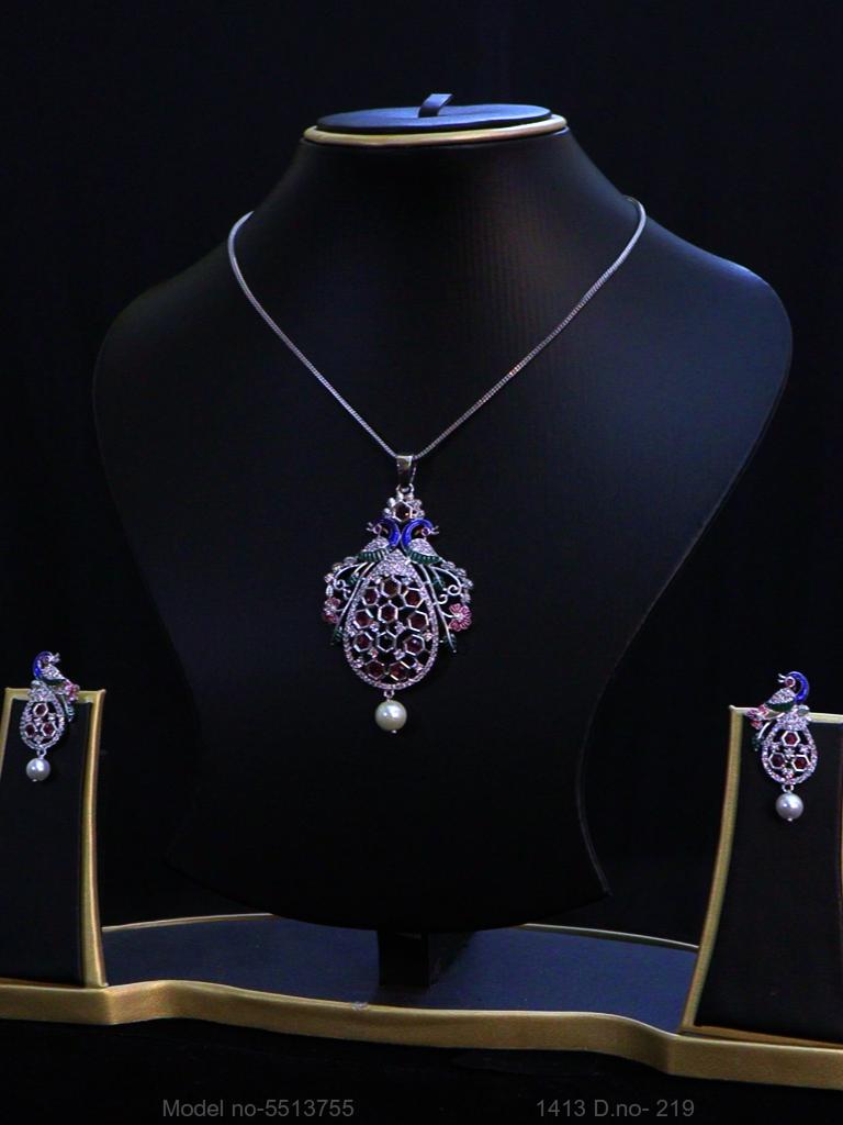 Classic Pendant | AD Jewellery | Handcrafted - Style 3 - Amaara World