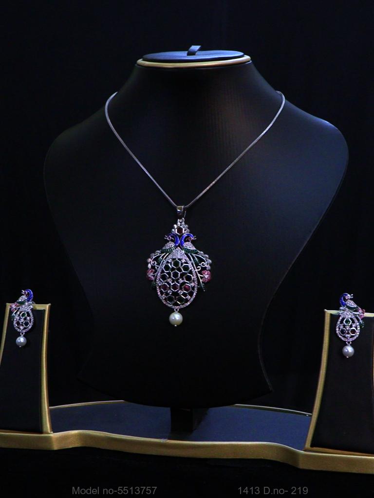 Classic Pendant | AD Jewellery | Handcrafted - Style 5 - Amaara World