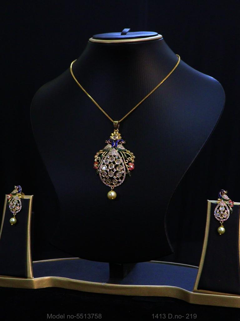 Classic Pendant | AD Jewellery | Handcrafted - Style 6 - Amaara World