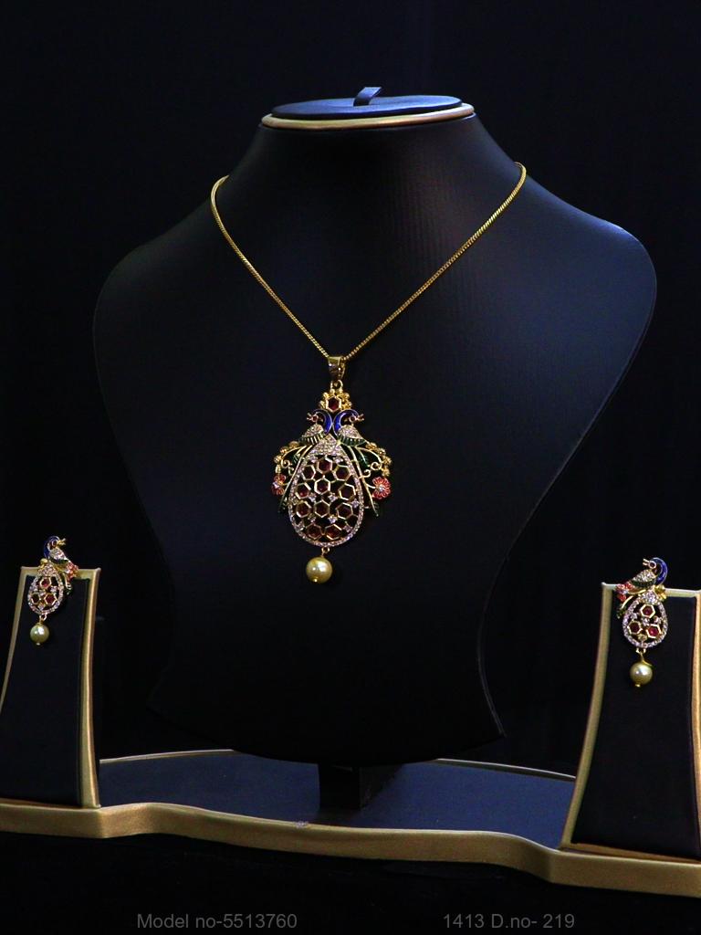 Classic Pendant | AD Jewellery | Handcrafted - Style 8 - Amaara World