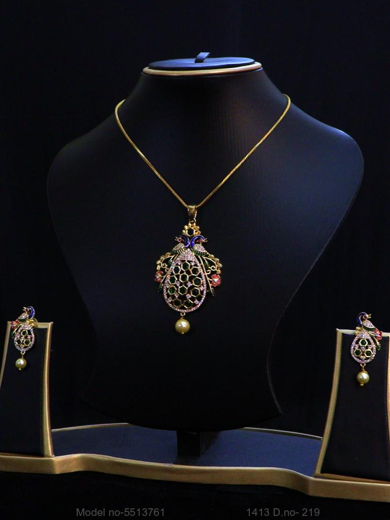 Classic Pendant | AD Jewellery | Handcrafted - Style 9 - Amaara World
