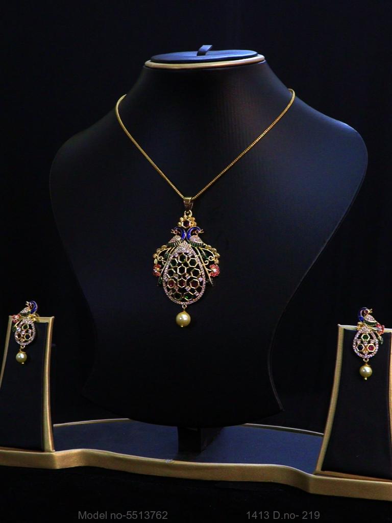 Classic Pendant | AD Jewellery | Handcrafted - Style 10 - Amaara World