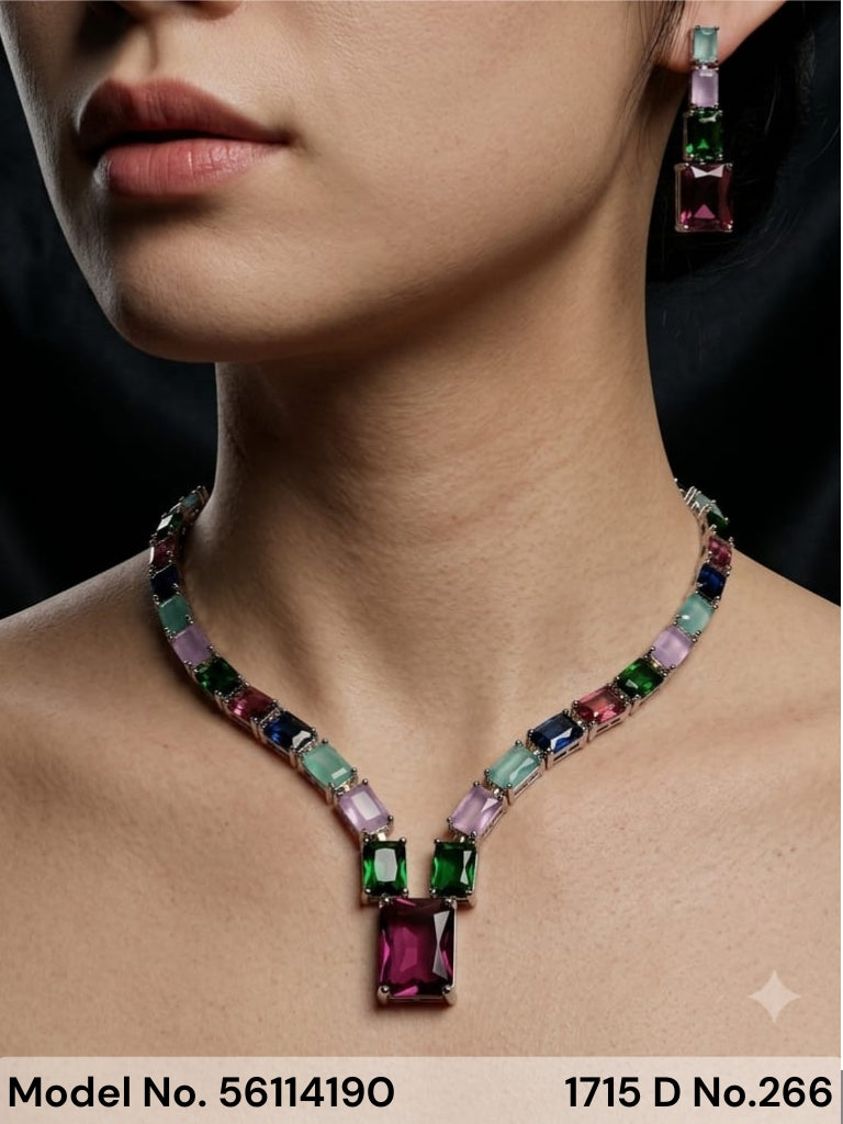 Ideal Gift for a Woman | Cz Set - Style 5 - Amaara World