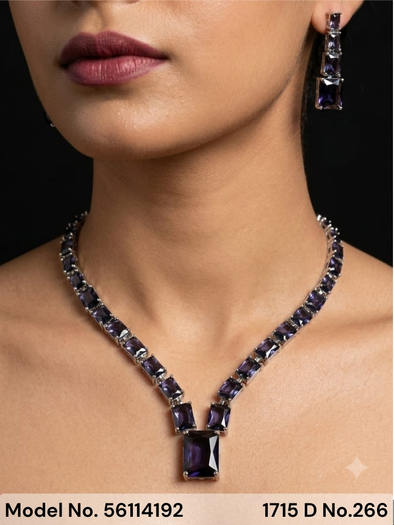 Ideal Gift for a Woman | Cz Set - Style 7 - Amaara World