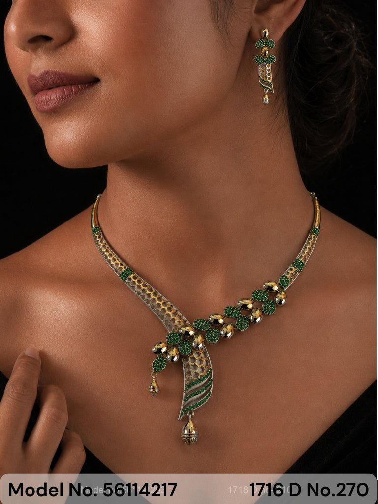 Cz Jewelry Set | Classic Pattern - Style 4 - Amaara World
