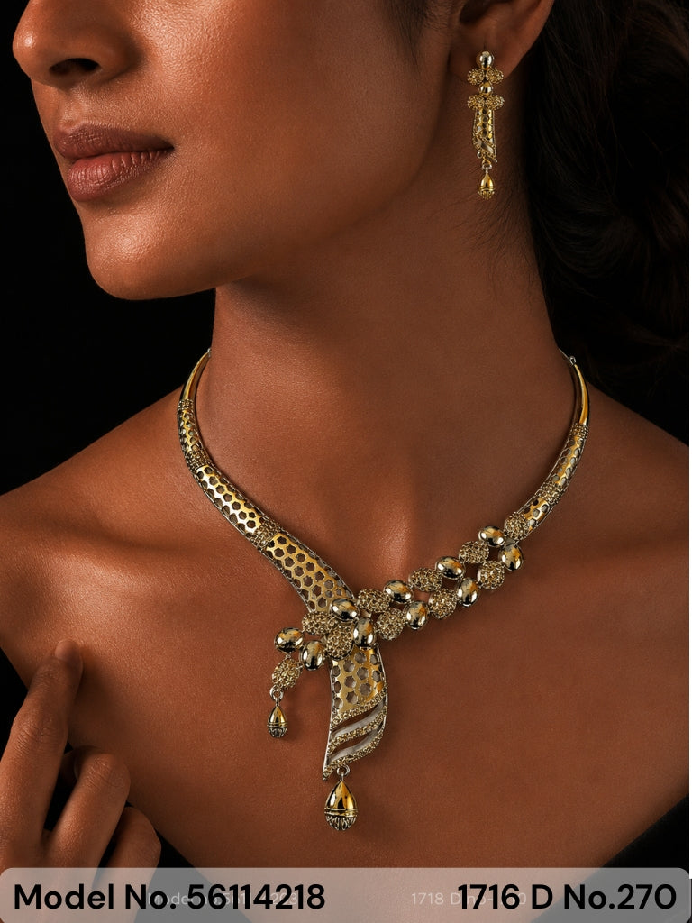 Cz Jewelry Set | Classic Pattern - Style 5 - Amaara World
