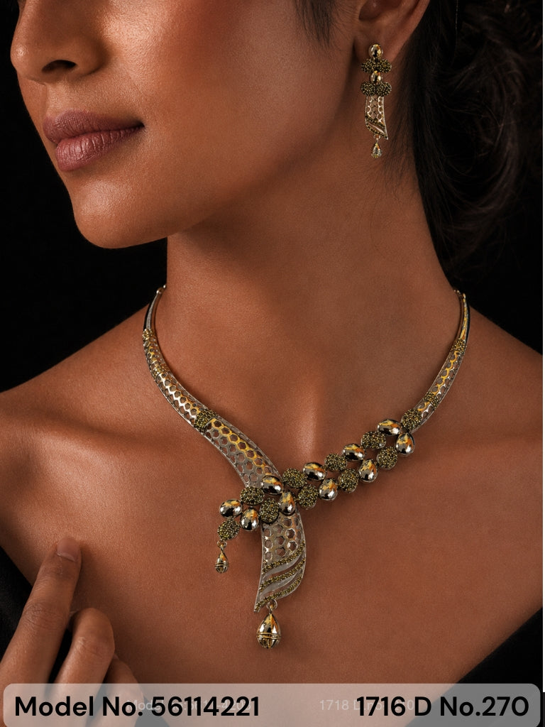 Cz Jewelry Set | Classic Pattern - Style 8 - Amaara World