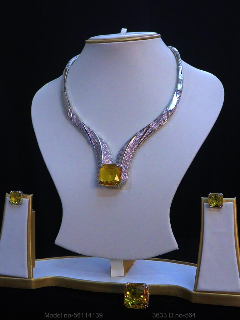 Cz Jewelry Set | Classic Pattern - View 2