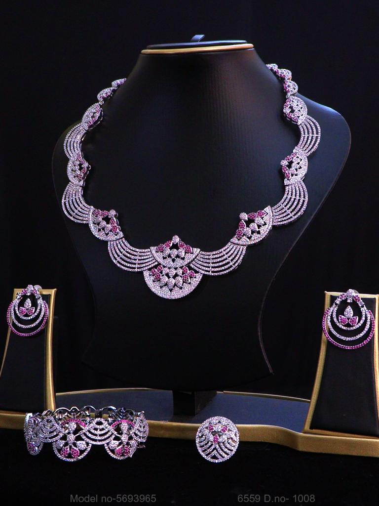 Bridesmaid Necklace Set for Traditional Weddings - Style 2 - Amaara World