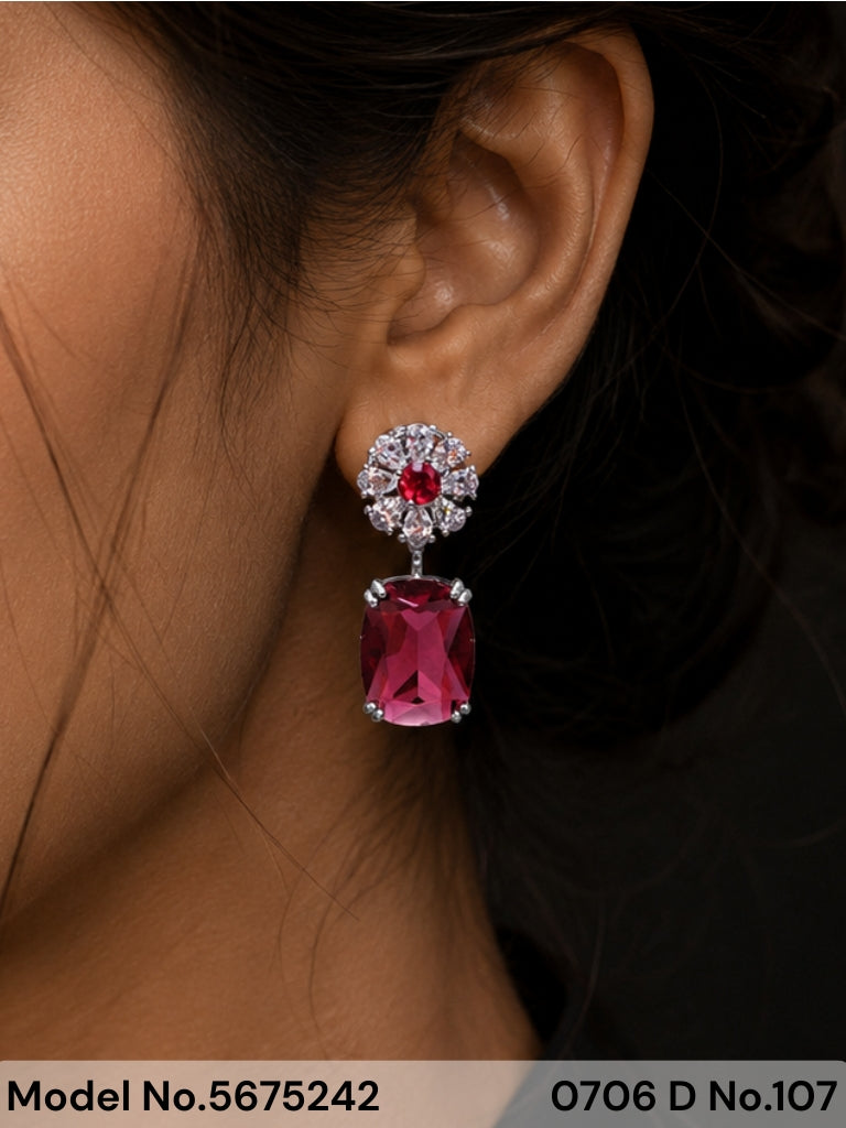 CZ Earrings - Style 2 - Amaara World