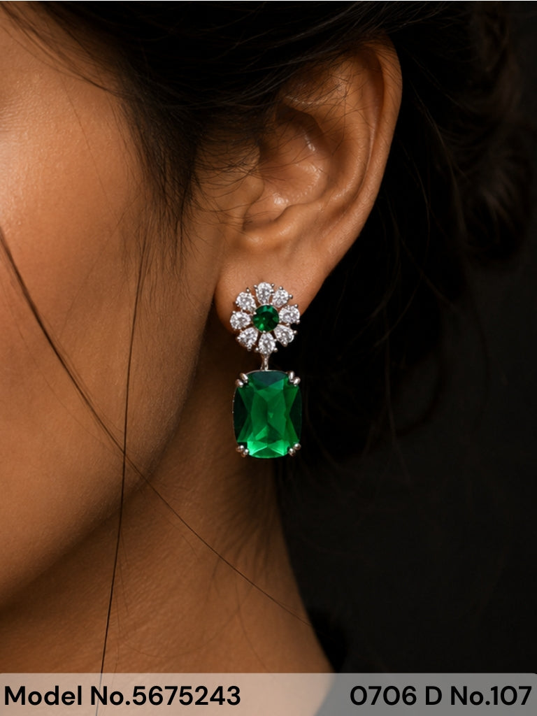 CZ Earrings - Style 3 - Amaara World
