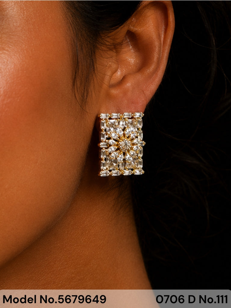 CZ Earrings - Style 8 - Amaara World