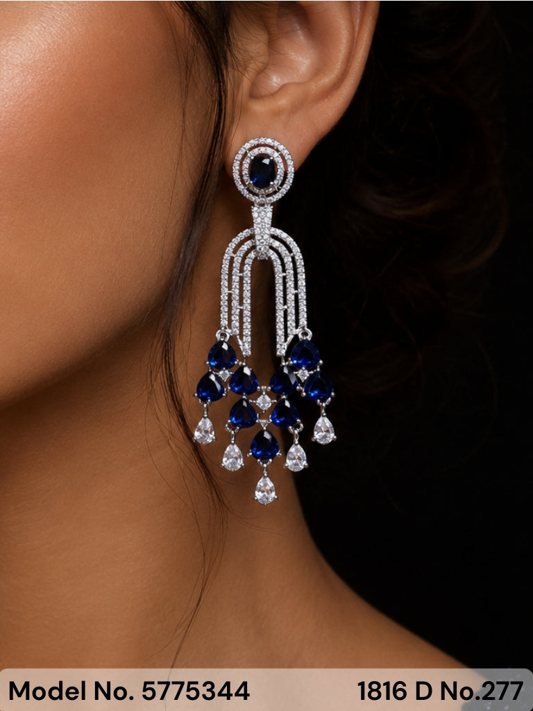 Real Zircon | Fashion AD Earrings - Style 2 - Amaara World