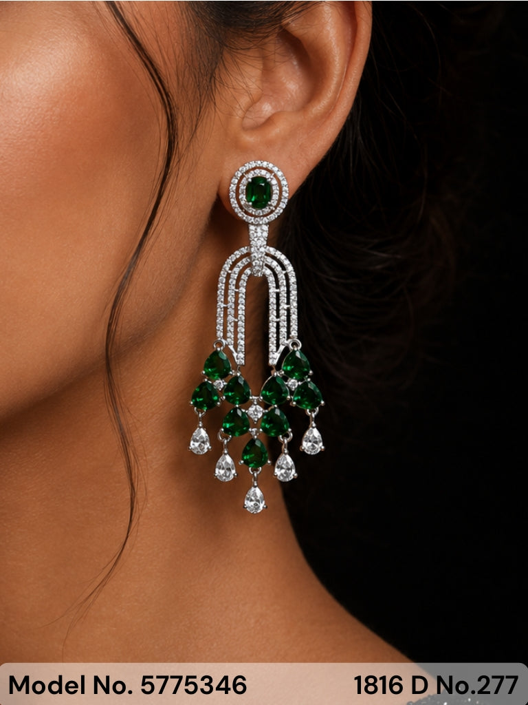 Real Zircon | Fashion AD Earrings - Style 4 - Amaara World