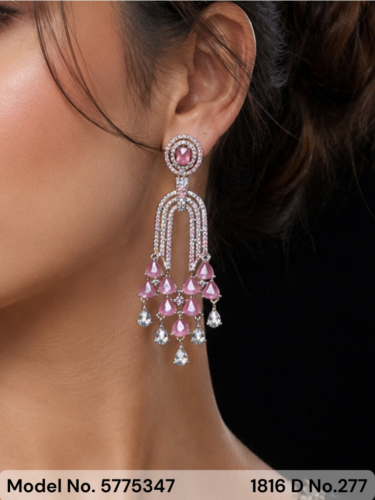 Real Zircon | Fashion AD Earrings - Style 5 - Amaara World