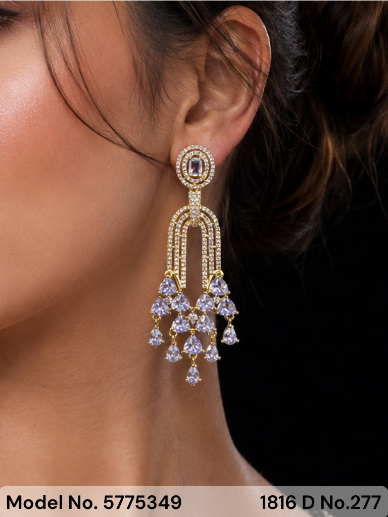 Real Zircon | Fashion AD Earrings - Style 7 - Amaara World