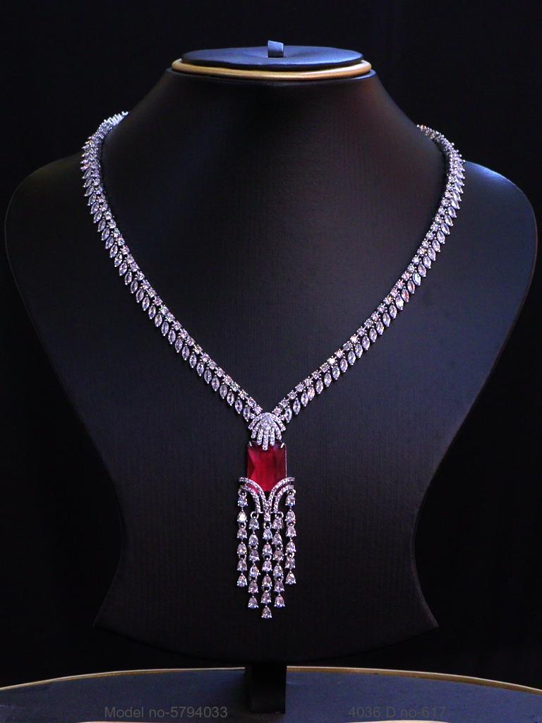 Original Cz Traditional Necklace - View 3
