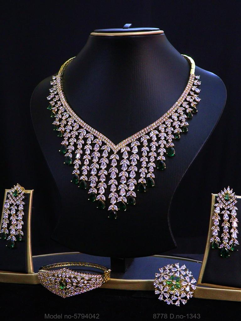 Gift Necklace Set in CZ - View 2