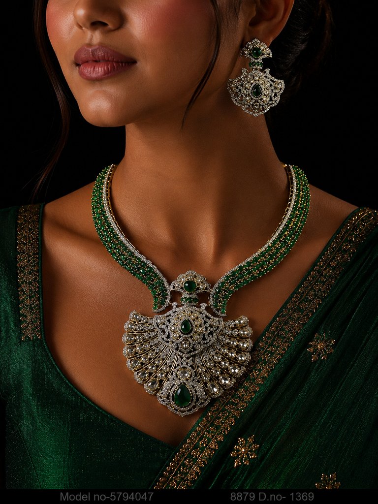 Original Zircon Necklace Set - Style 4 - Amaara World