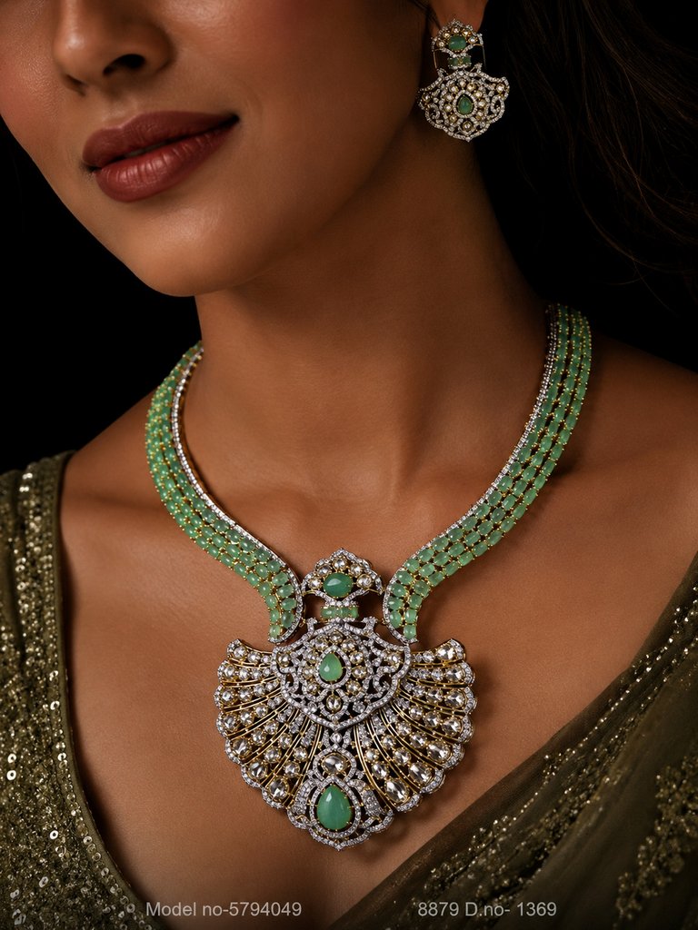 Original Zircon Necklace Set - Style 6 - Amaara World
