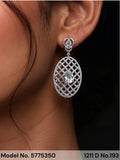 Diamond Replica Long Earrings - Style 1 - Amaara World