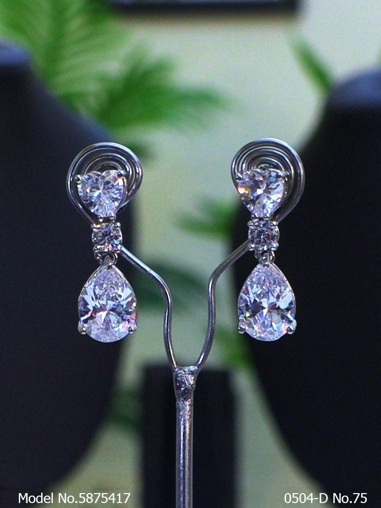CZ Earrings - Style 1 - Amaara World