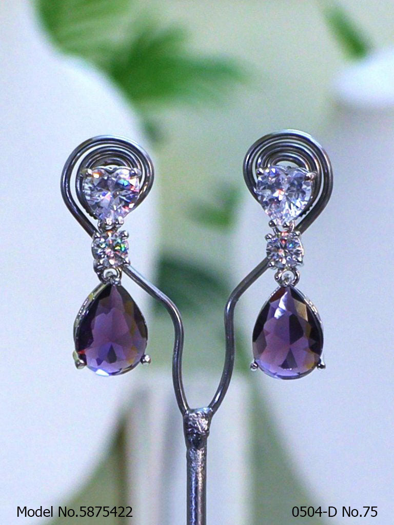 CZ Earrings - Style 6 - Amaara World