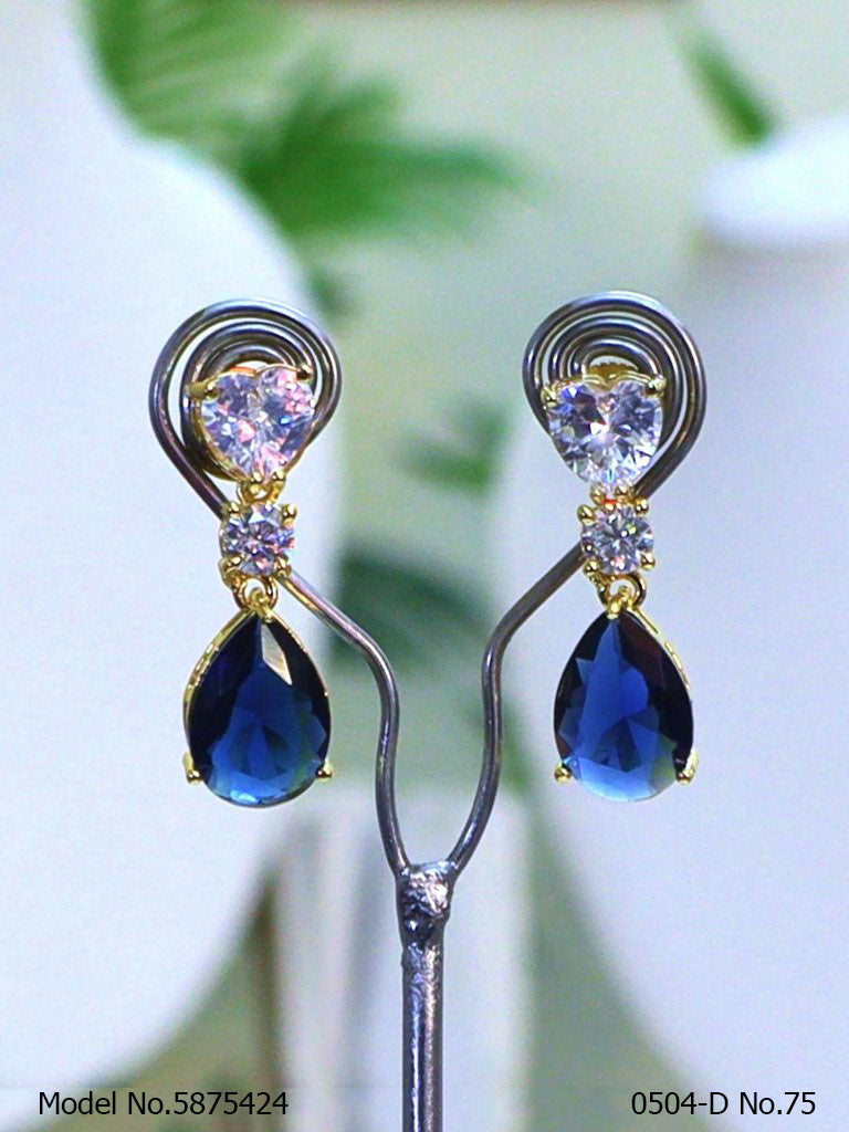 CZ Earrings - Style 8 - Amaara World