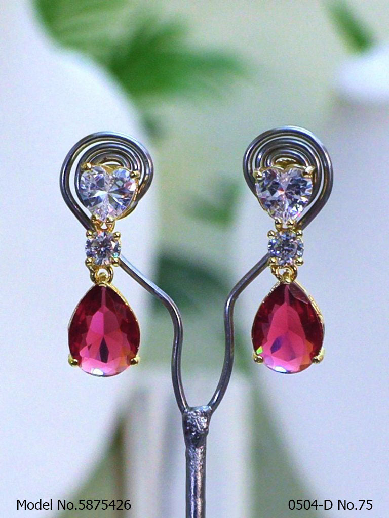 CZ Earrings - Style 10 - Amaara World