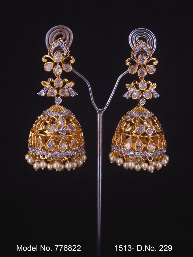 Earrings made of Cubic Zircons - Style 1 - Amaara World
