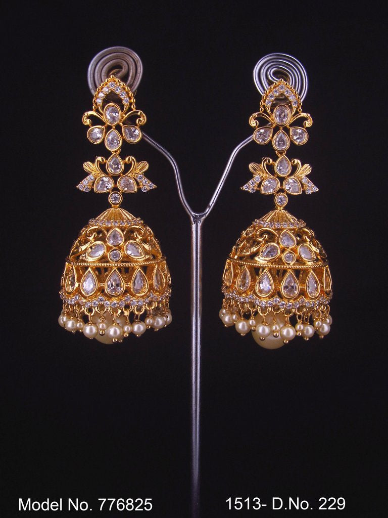 Earrings made of Cubic Zircons - Style 2 - Amaara World