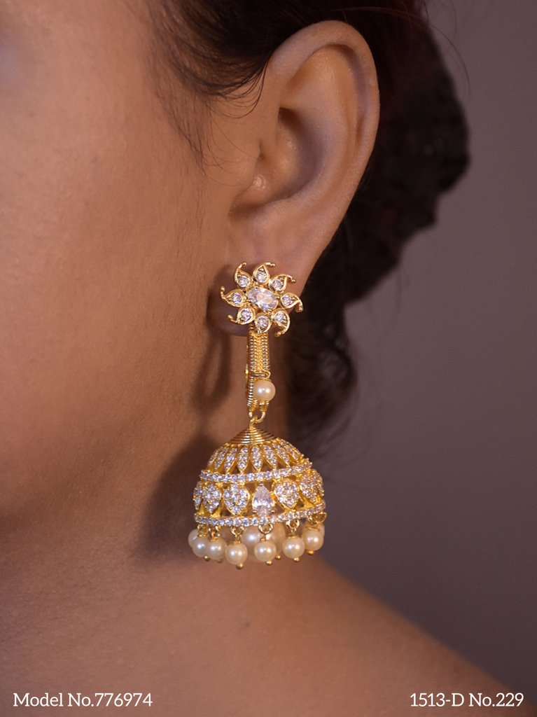 International Design | Cz Earrings - Style 1 - Amaara World