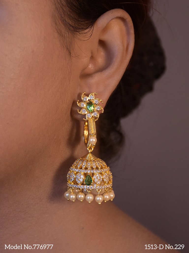 International Design | Cz Earrings - Style 3 - Amaara World