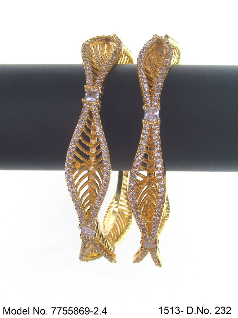 Royal Spark CZ Bangles - Amaara World USA - SKU 7755869