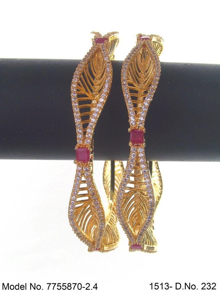 Luxury Line Bangles - Amaara World USA - SKU 7755870