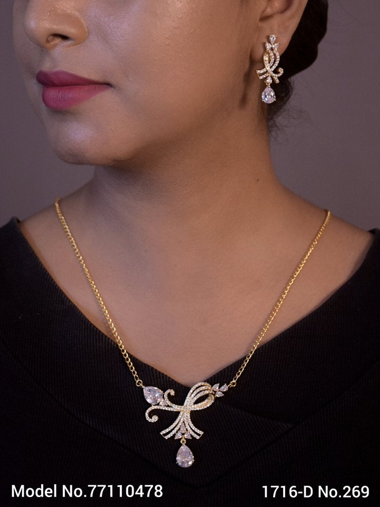 Ideal Gift for a Woman | Cz Set - Style 3 - Amaara World