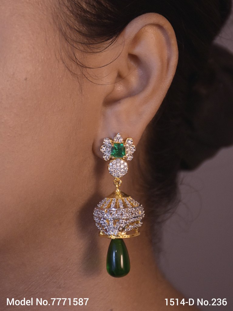 Lab Created Diamond Earrings - Style 1 - Amaara World