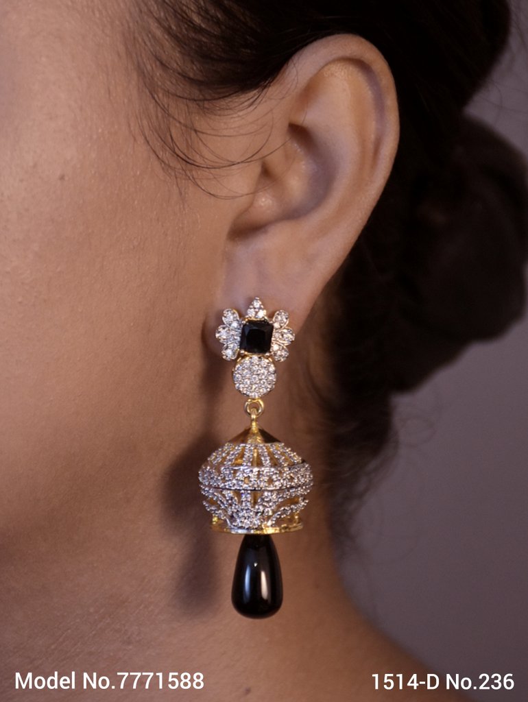 Lab Created Diamond Earrings - Style 2 - Amaara World
