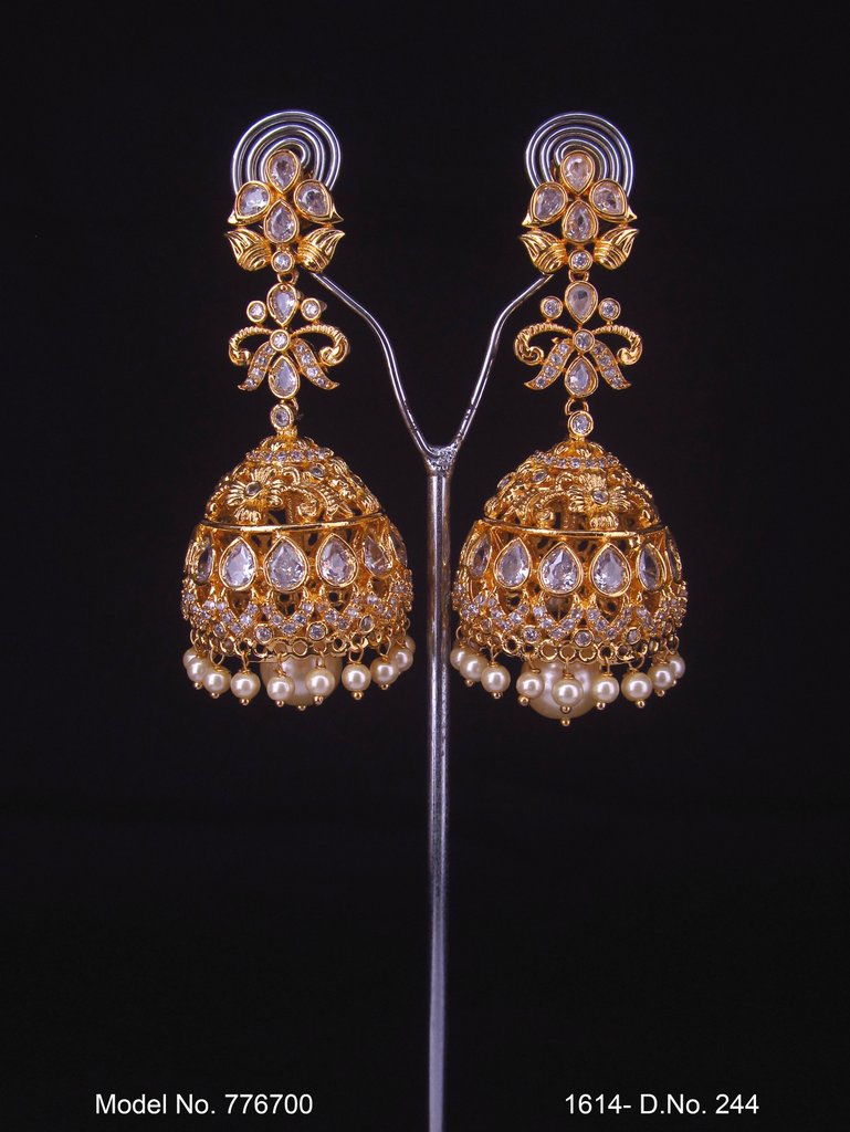 Cz Fashion Earrings | Handcrafted - Amaara World USA - SKU 776700