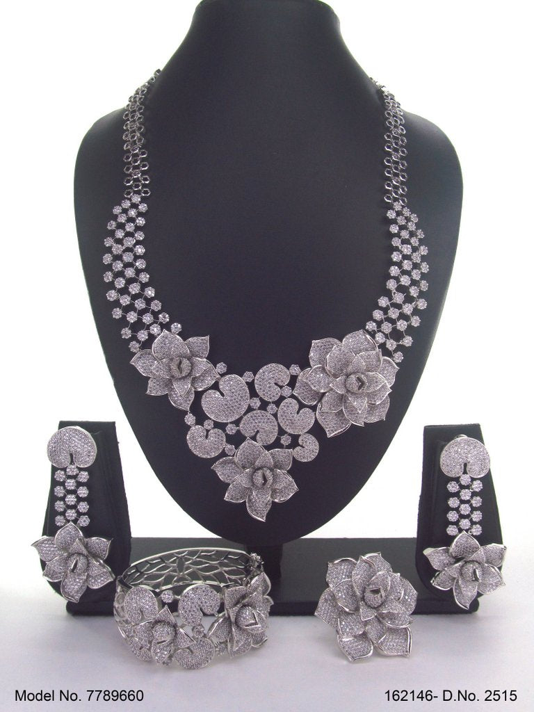 Original Zircon Necklace Set - Style 1 - Amaara World
