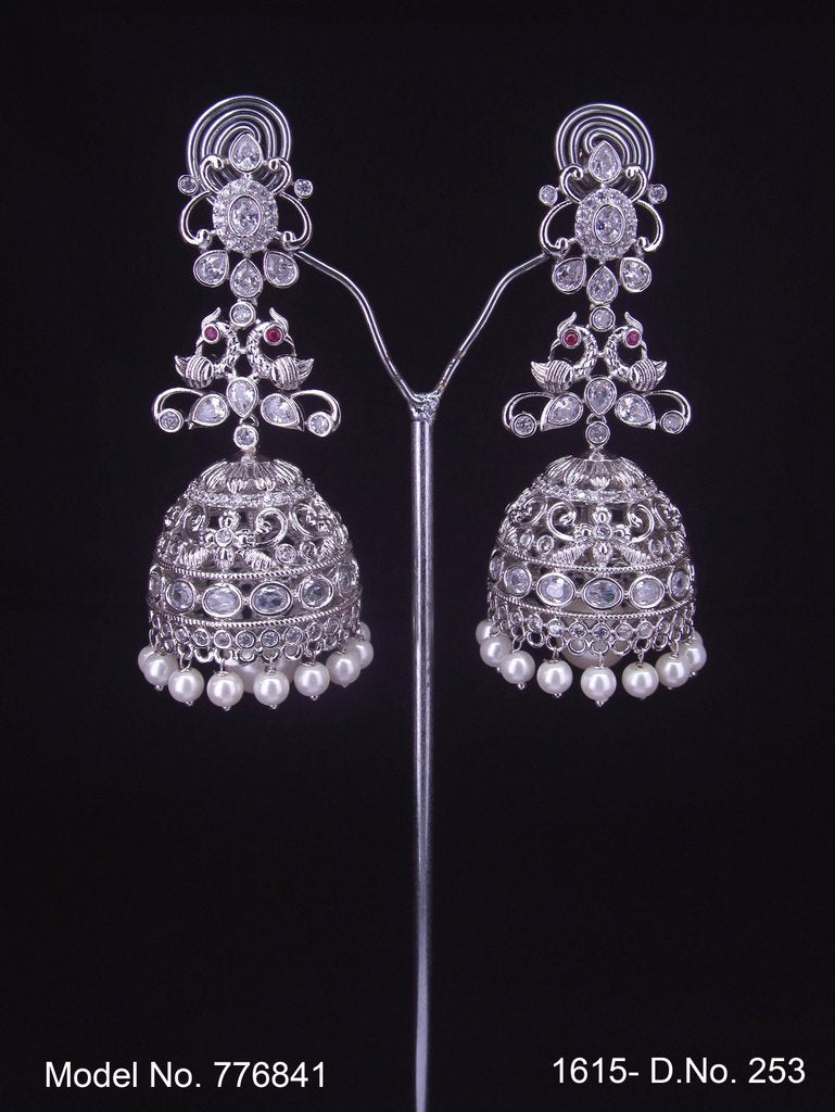 Original Zircon Long Earrings - Style 1 - Amaara World