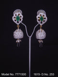 Earrings made of Cubic Zircons - Amaara World USA - SKU 7771500