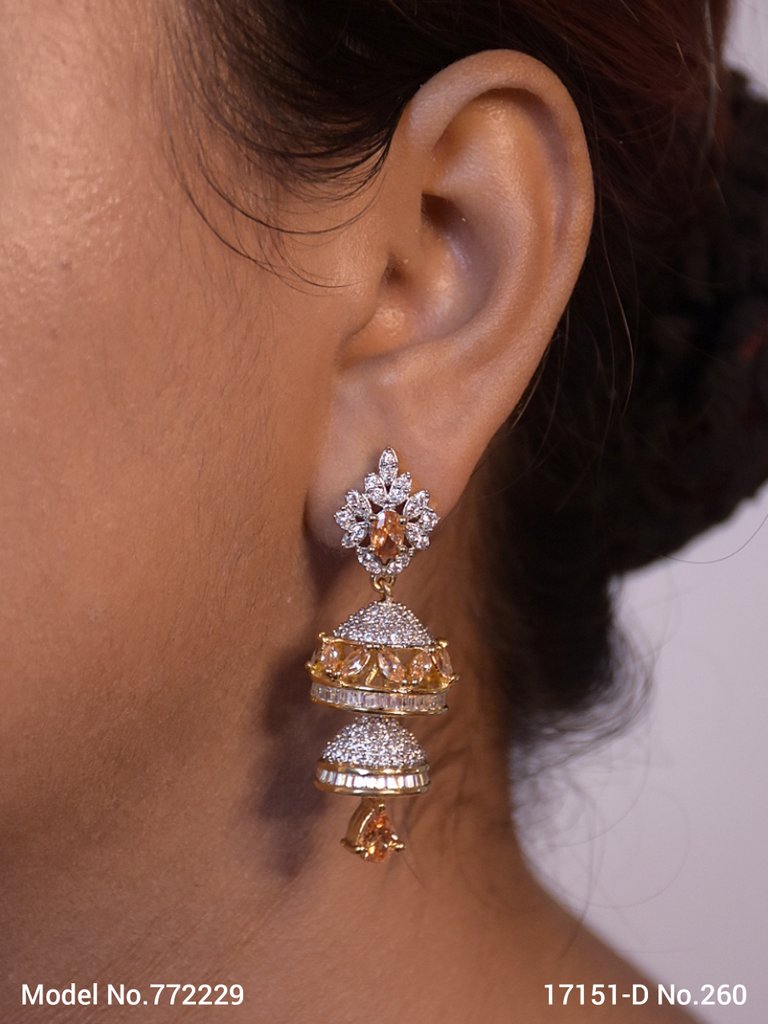 Zircon Earrings can be a Gift - Style 2 - Amaara World