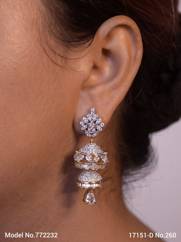 Zircon Earrings can be a Gift - Style 3 - Amaara World