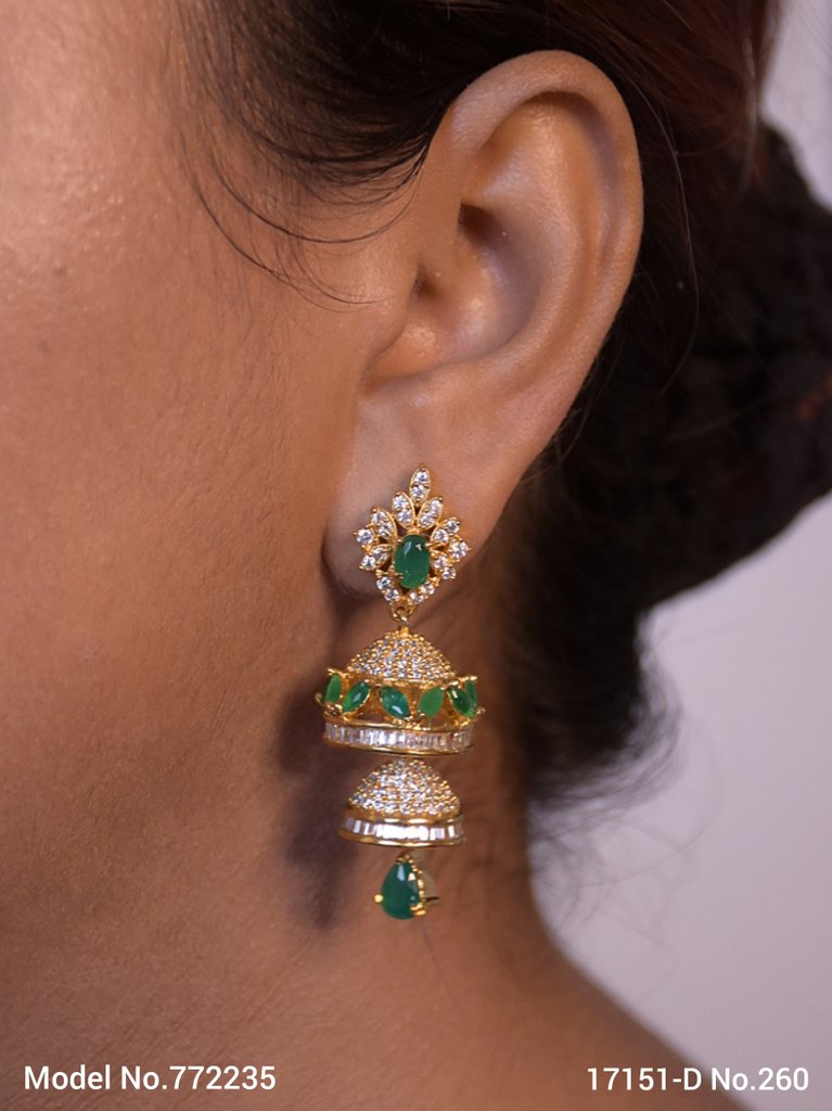 Zircon Earrings can be a Gift - Style 4 - Amaara World